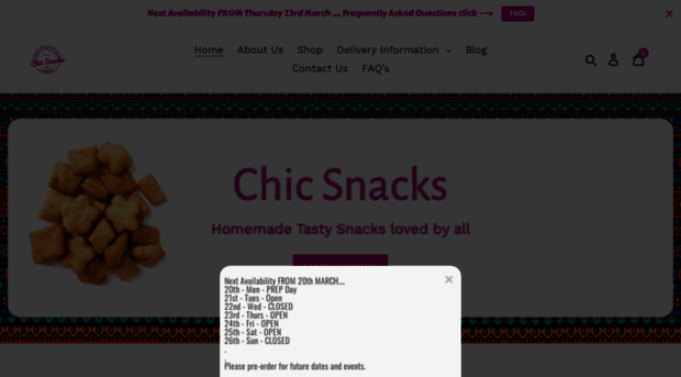 chicsnacks.co.uk