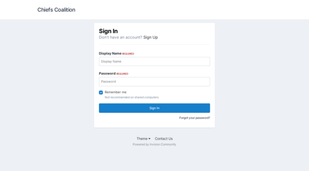 chiefscoalition.invisionzone.com