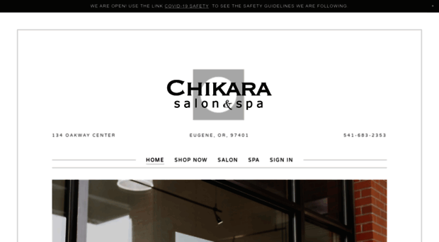 chikarasalonandspa.com