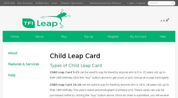 childleapcard.ie