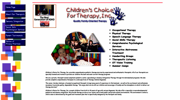 childrenschoicefortherapy.com