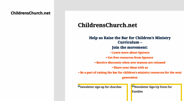 childrenschurch.net