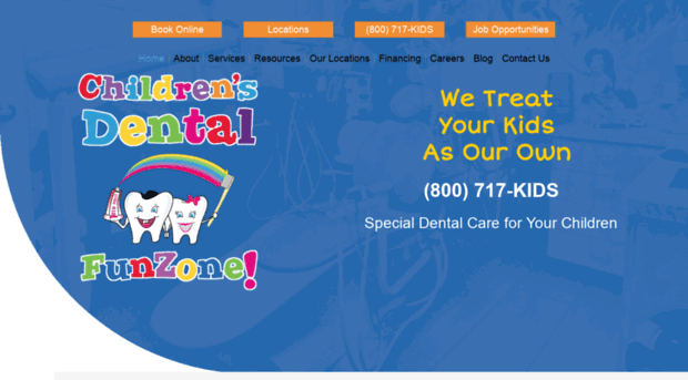 childrensdentalfunzone.com