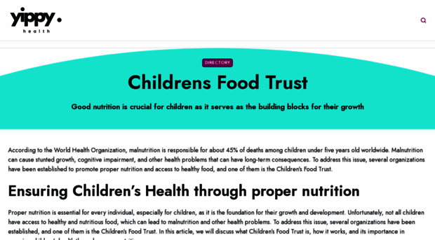 childrensfoodtrust.org.uk