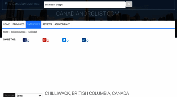 chilliwack.canadianorglist.com