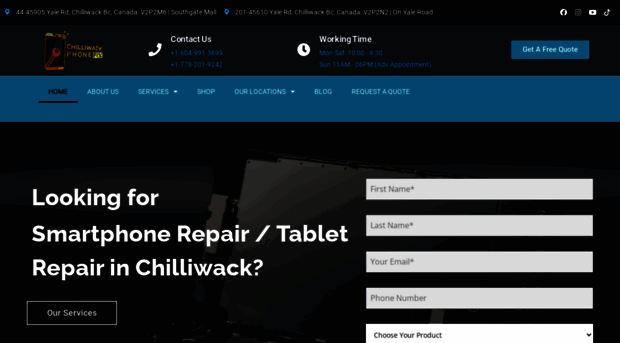 chilliwackphonefix.com