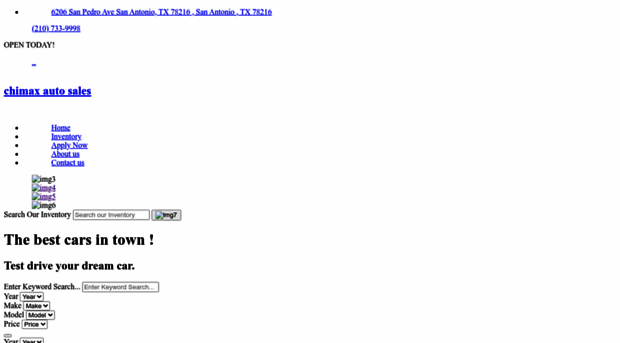 chimaxautosales.co