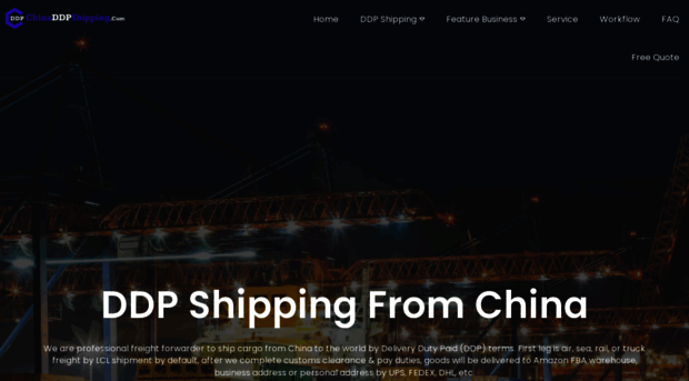 chinaddpshipping.com