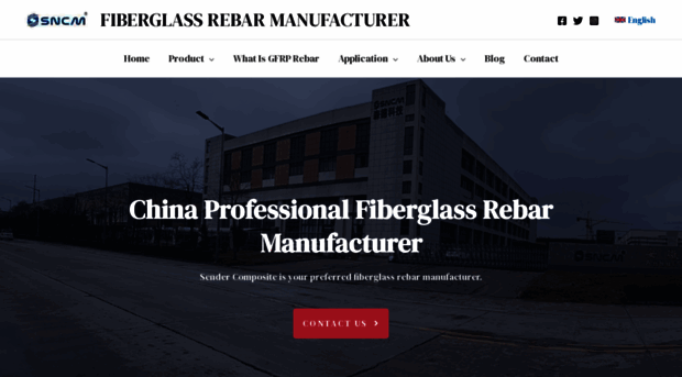 chinafiberglassrebar.com