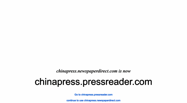 chinapress.newspaperdirect.com