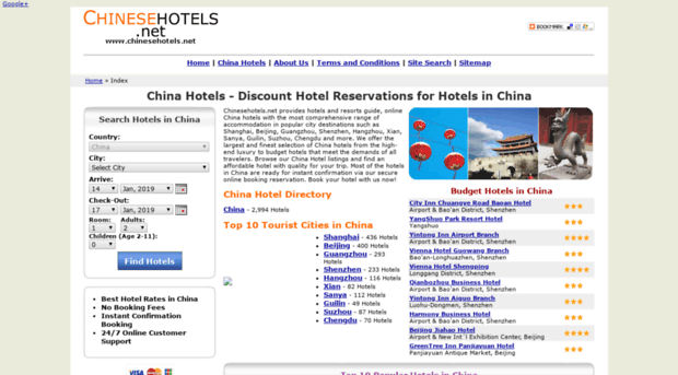 chinesehotels.net