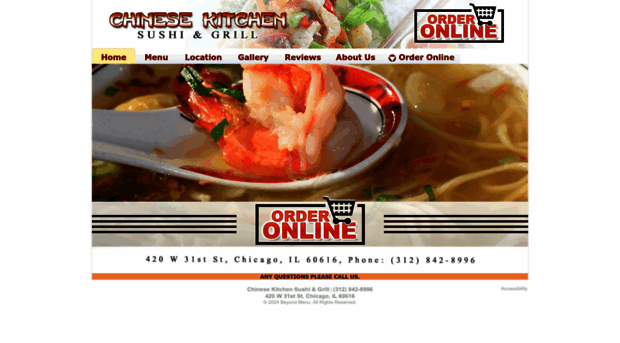 chinesekitchensushigrill.com