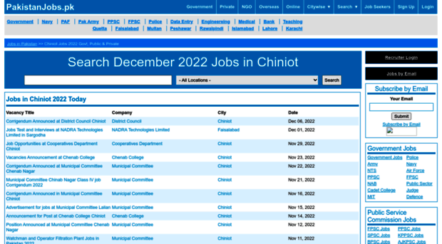 chiniot.pakistanjobs.pk