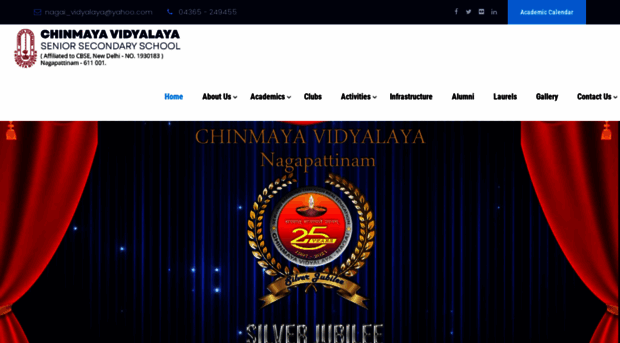 chinmayavidyalayangt.org