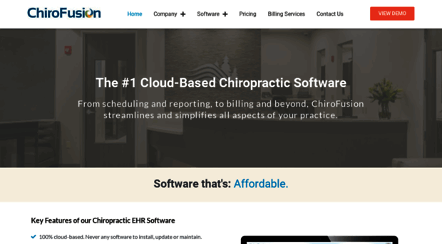 chirofusionsoftware.com