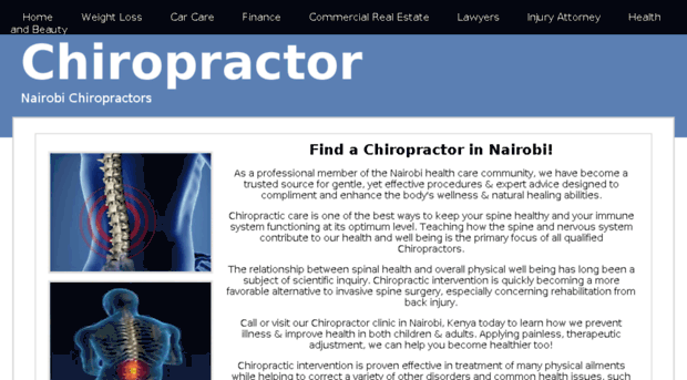 chiropractor.innairobiarea.com
