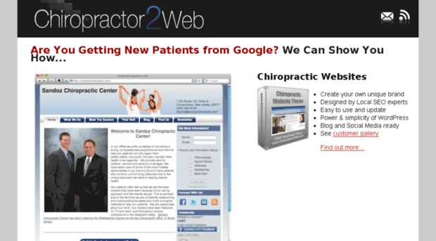 chiropractor2web.com
