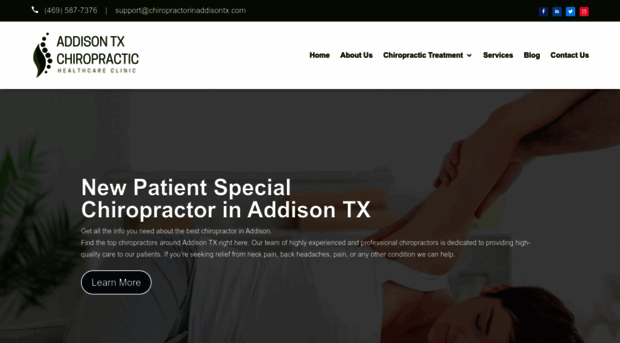 chiropractoraddisontx.com