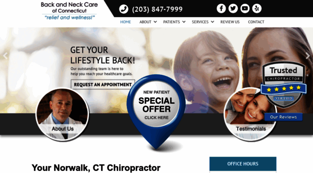 chiropractornorwalkct.com