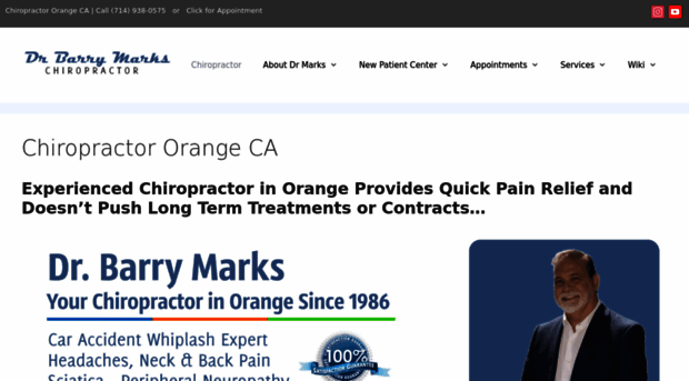 chiropractororangeca.com