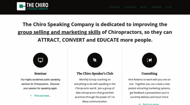 chirospeaking.com