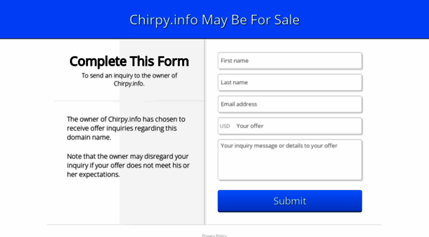 chirpy.info