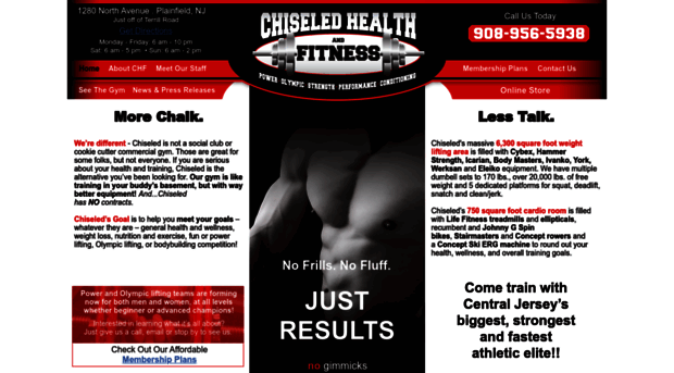 chiseledhealthandfitness.com