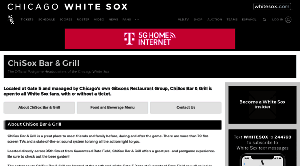 chisoxbarandgrill.com