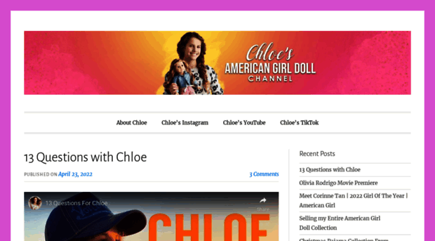 chloesamericangirl.com