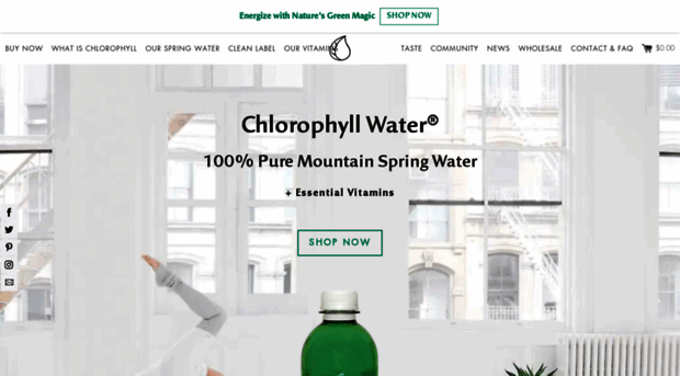 chlorophyllwater.com