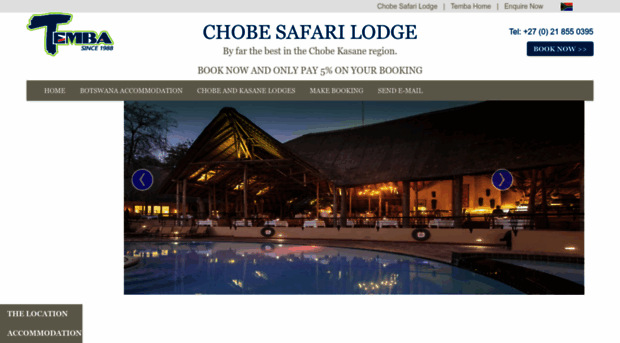 chobesafarilodge.net