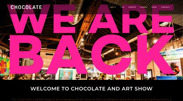 chocolateandartshow.com