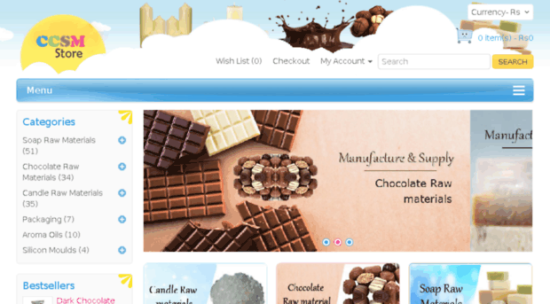 chocolatecandlesoapmaterials.com
