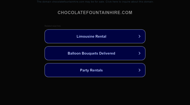 chocolatefountainhire.com
