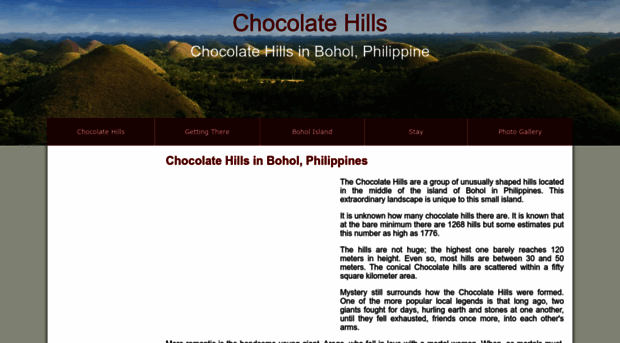 chocolatehills.net