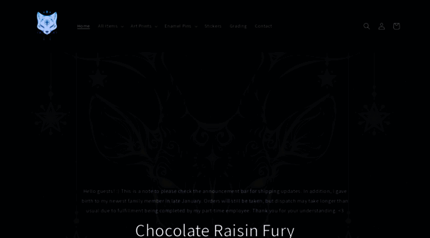 chocolateraisinfury.com