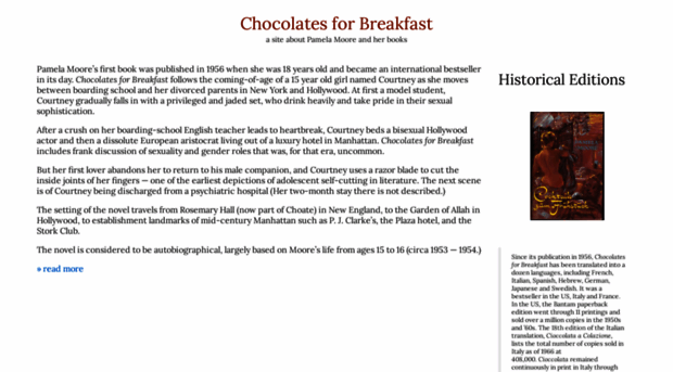 chocolatesforbreakfast.info