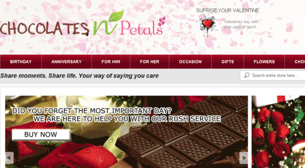 chocolatesnpetals.com