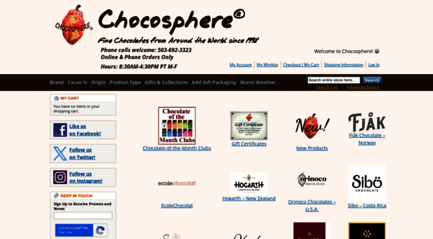 chocosphere.com