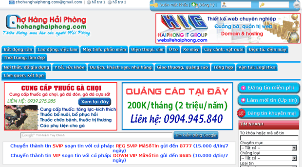 chohanghaiphong.com