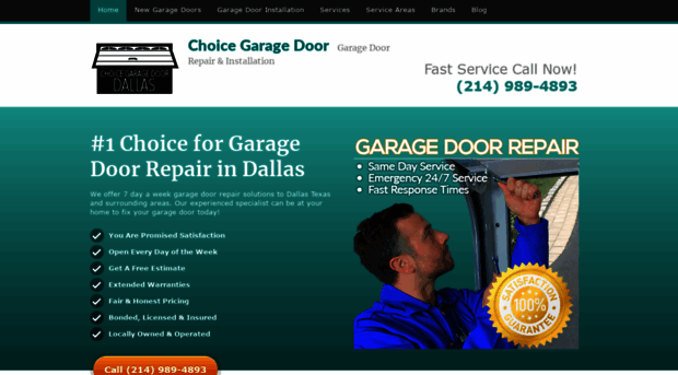 choicegaragedoordallas.com