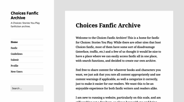 choicesfanfic.com