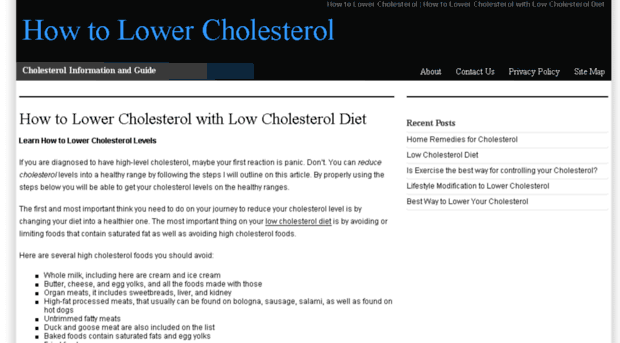 cholesteroladvices.com