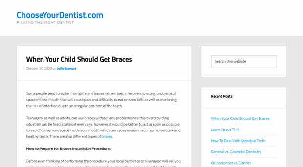 chooseyourdentist.com