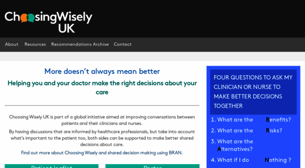 choosingwisely.co.uk