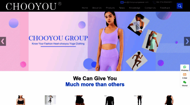 chooyouyogawear.com