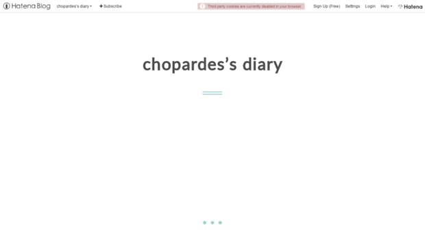chopardes.hatenablog.com