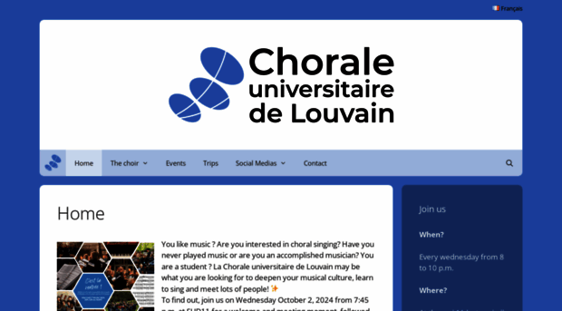 choraledelouvain.org