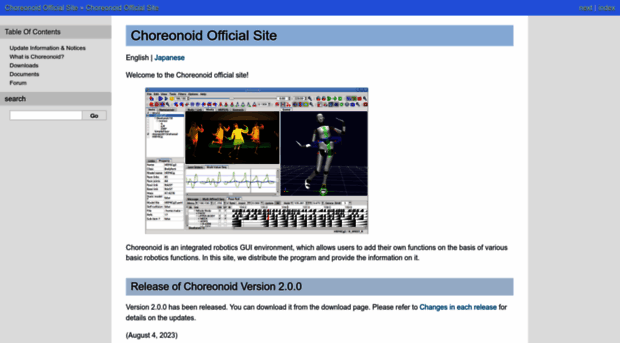 choreonoid.org