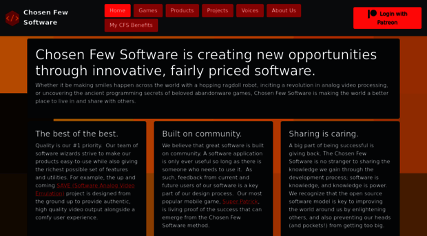 chosenfewsoftware.com